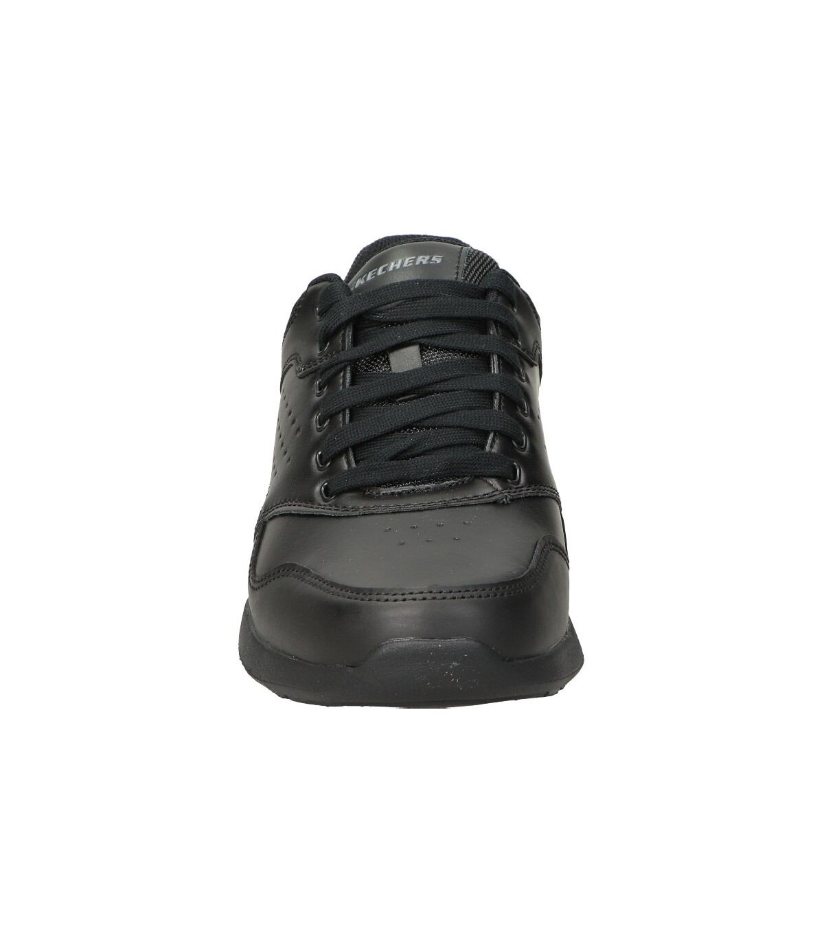 hormigón Trampolín exceso Zapatos de trabajo SKECHERS 65406-bbk negro para hombre