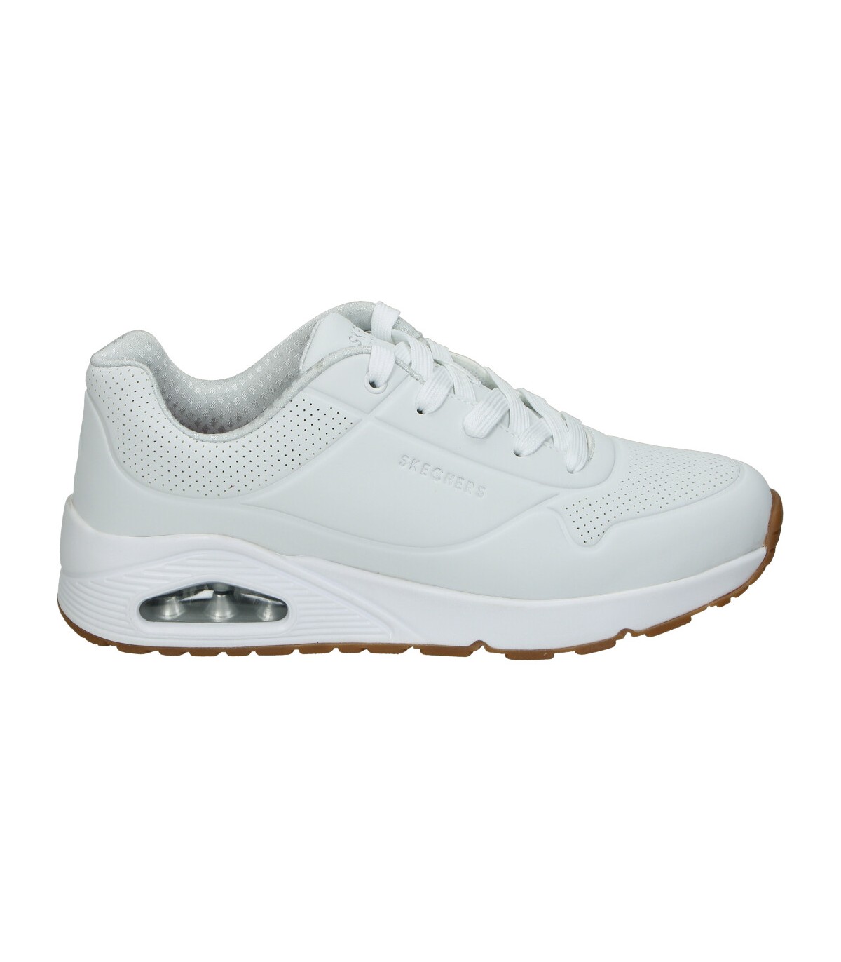 asesinato enchufe malla Zapatillas color blanco de sneaker SKECHERS 403674l-wht
