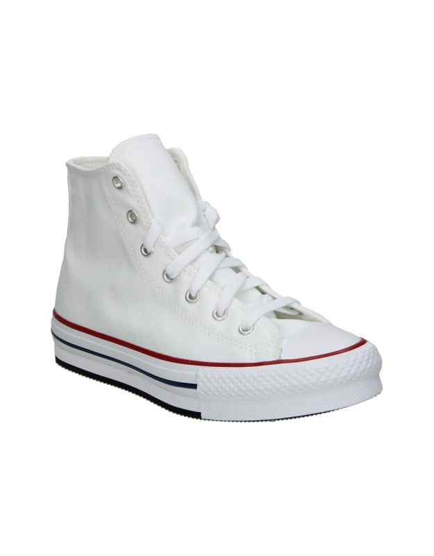 Zapatillas altas blancas de mujer Converse Chuck Taylor Star Platform