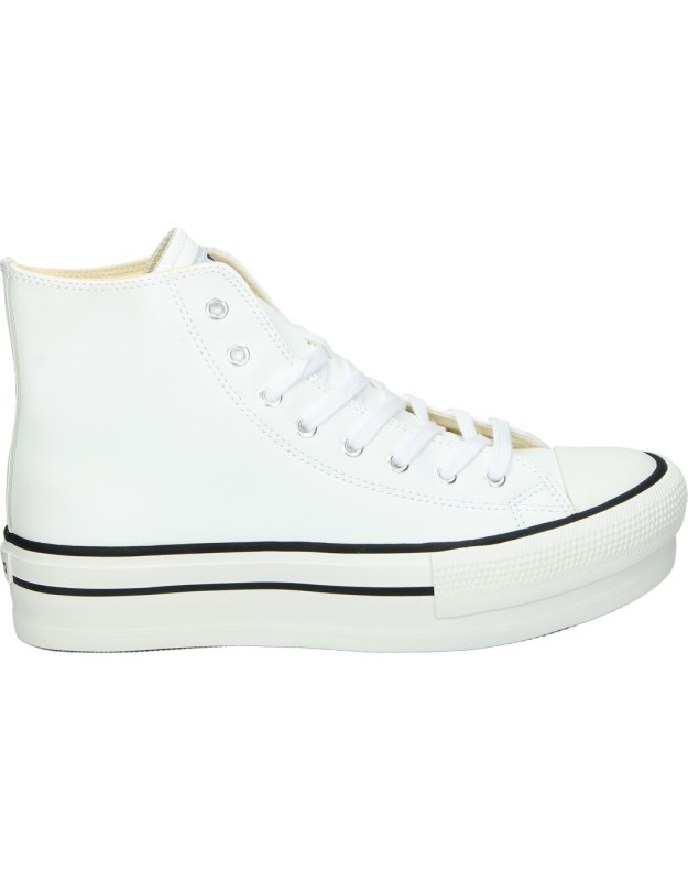 Zapatillas cómodo de mujer VICTORIA 1061107 color blanco