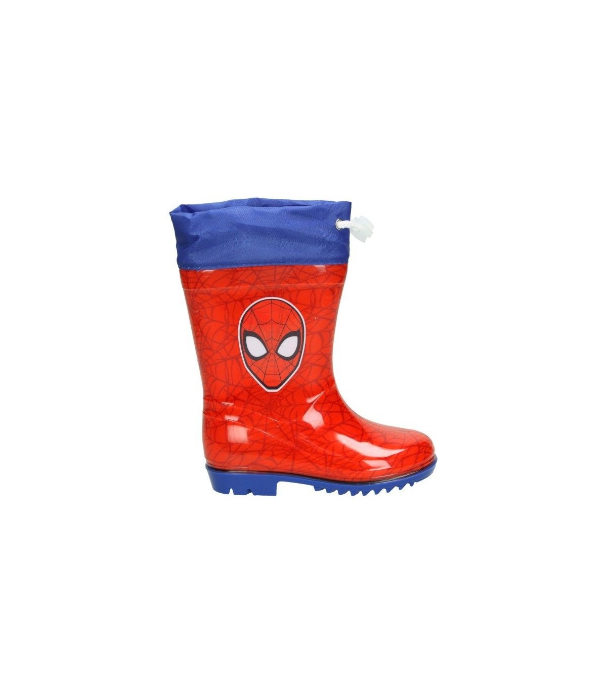 Cerda rojo spiderman botas de agua niño