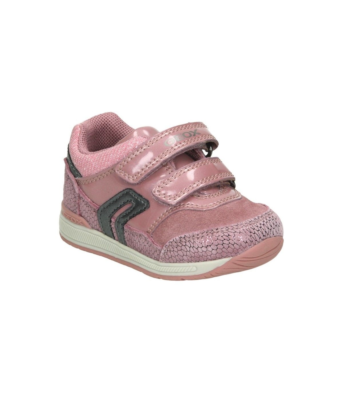 Zapatos geox b840la rosa para